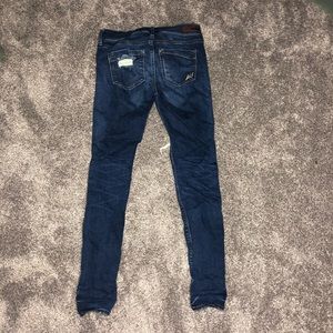 Express Jeans - dark wash distressed jeans Express Jeans - dark wash distressed jeans